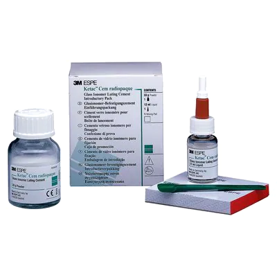 Ketac-Cem, glass ionomer for prosthetics, 33 g + 12 ml