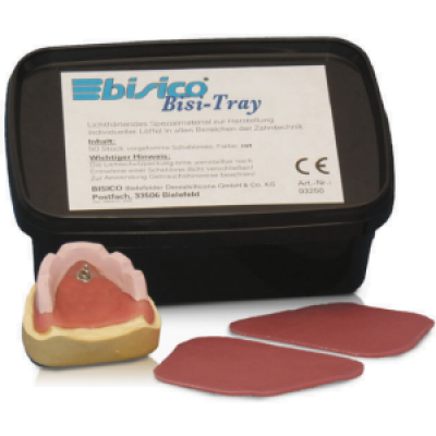 Bisi-Tray, світлотвердіючий матеріал, для виготовлення індивідуальних ложок, 50 пластин