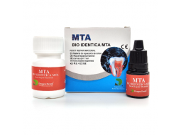 Bio Identica MTA Mineral Trioxide Aggregate, відновлюючий цемент для кореневих каналів, 5 X 0.2 г + 5 мл
