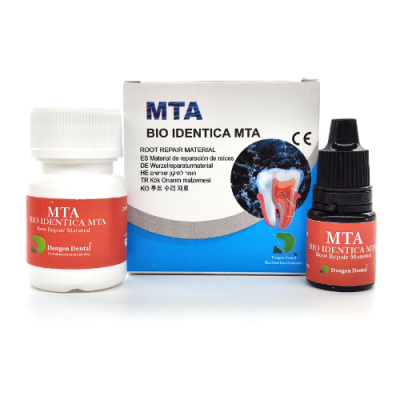 Bio Identica MTA Mineral Trioxide Aggregate, restorative cement for root canals, 5 X 0.2 g + 5 ml