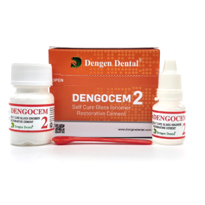 Dengocem 2, стеклоиономерный реставрационный цемент, 15г+10мл