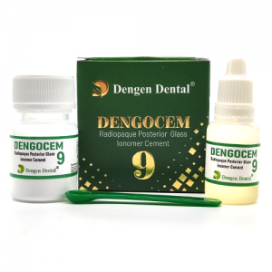 Dengocem 9, склоіономерний реставраційний цемент для бічних зубів, 15г+10мл