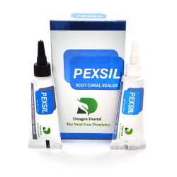 Pexsil, calcium hydroxide and epoxy resin based sealer for root canal filling, 15g base + 15g catalyst