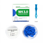 DIW1003 Клинья бриллиантовые W4 3.0, синие малые, 40шт