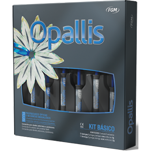 Opallis Clinical Kit, universal nanofilled microhybrid, set (EA2, EA3, DA2, DA3 * 4 g, Ambar * 4ml, accessories)