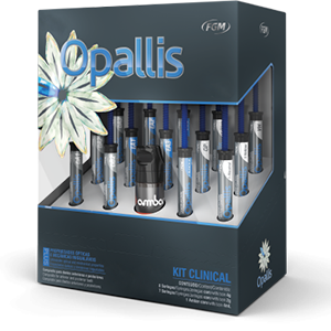 Opallis Clinical Kit, universal nanofilled microhybrid, set (EA1, EA2, EA3, EB2, DA1, DA2, DA3, DB2 * 4 g, D-Bleach, T-Blue, T-Neutral, E-Bleach H, OP * 2g, Ambar * 4ml, accessories)