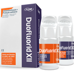 Duofluorid XII, fluorinating agent, varnish (6% calcium fluoride) 10 ml, solvent (6% sodium fluoride) 10 ml