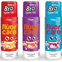 Fluor Care Strawberry, піна для фторування емалі на основі 1.23% фториду натрію, смак полуниці, 100мл
