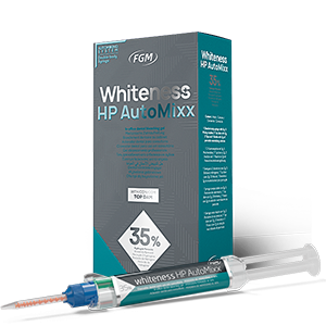 Whiteness HP AutoMixx, material for photochemical teeth whitening with calcium, 35% hydrogen peroxide