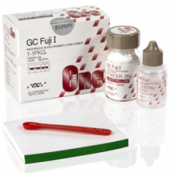 Fuji I, glass ionomer cement for fixations, 35 g + 20 ml