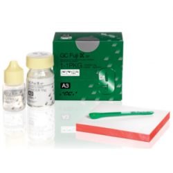 Fuji IX GP, glass ionomer for lateral tooth restorations, 15 g + 6.4 ml