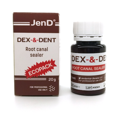 Dex-&-Den (Dexodent), антисептичний порошок з гідрокартизоном для пломбування кореневих каналів, 20г