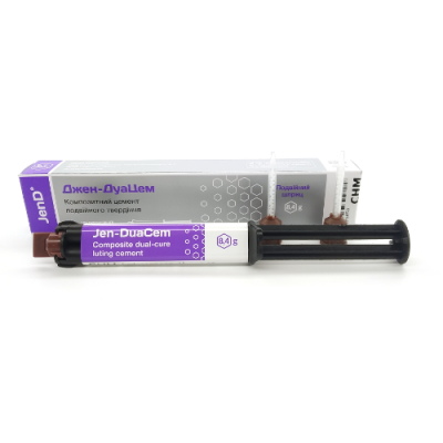 Jen - Duacem, CHM, double syringe 8.4 g, dual-curing composite cement for fixation of posts, veneers, inlays