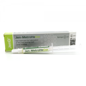 Jen-MetroHeCor, antimicrobial gel for infected canals, 2 ml