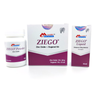Zeigo, цинк-оксид-евгенольний цемент для прокладок та тимчасових пломб, 30г*15мл