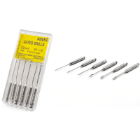Gates Drills # 1, 32mm, root canal dilators for corner tip, 6pcs