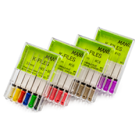 K-Files # 15-40, 25mm, manual drills, 6pcs