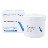Dentin powder, for temporary filling, 80g