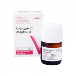 Cresodent (paste), for filling canals with incomplete pulp extirpation, 25g