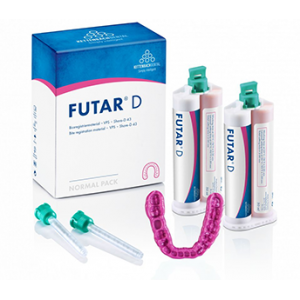 Futar D, a-silicone for bite registration, 2 * 50 ml
