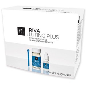 Riva Luting Plus, reinforced glass ionomer for fixation, 25g+9ml