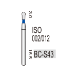 BC-S43 бор алмазний турбінний (002/012)