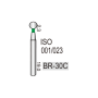 BR-30C bur diamond turbine (001/023)