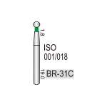 BR-31C bur diamond turbine (001/018)