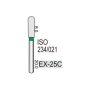 EX-25C бор алмазний турбінний (234/021)