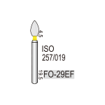 FO-29EF бор алмазний турбінний (257/019)