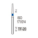 TF-20 бор алмазний турбінний (171/014)