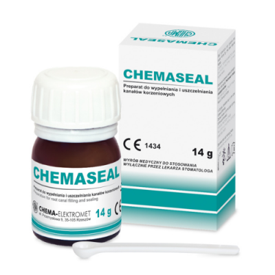 Chemaseal, матеріал для постійного пломбування кореневих каналів, порошок 14г (Термін 07/24)