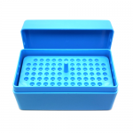 Эндобокс пластиковый на 72 инструменты, голубой, автоклавируемый (135с)