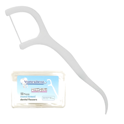 Dental Floss - dental floss with a handle, 50 pcs