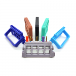 Держатель для эндоинструмента с эндолинейкой, 8 отверстий, красньій