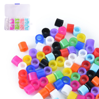 Colored silicone rings for tool marking, 5 colors, 100 pcs