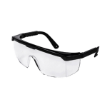 Goggles are transparent with adjustable brackets