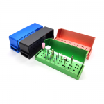 bur stand aluminum, green (20FG + 24RA), autoclaved