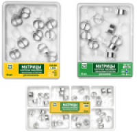 1.094-2 Matrix contour mylar for premolars with the fixing device, two central ledges, 10 pieces