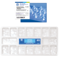 1.909 Matrix caps, transparent, set of 3 types, 12 pieces