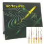 Vortex PRO, асорті ST-E4, 25 мм, система машинних нікель-титанових профайлів для всіх видів каналів, 6 шт
