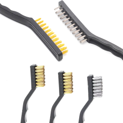 Brushes for cleaning of the diamond tool, a set of 3 pieces
