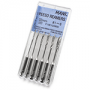 Peeso Reamers №1-6, 32mm, root canal dilators for corner tip, 6pcs