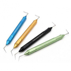 Plugger for gutta-percha pins, manual, double-sided, #40-80, BLACK