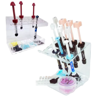 Stand for photopolymer syringes, 21+8