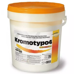 Kromotypo4, сверхпрочный гипс, класс 4, с цветной индикацией фаз, 6кг
