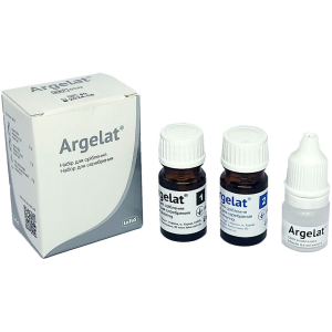 Аргелат, набір для срібнення, 5г рідини + 3г рідини + 4г масла вазелінового (Argelat)