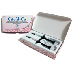 Cytofil Ca, calcium oxide material for sealing root canals of double hardening with fluorine release, 3g+3g