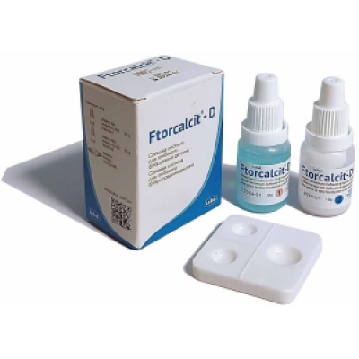 Fluorocalcite D, salt system for deep dentine fluoridation, 10g+10g