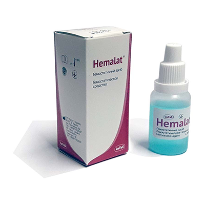 Hemalat, hemostatic fluid, 20g